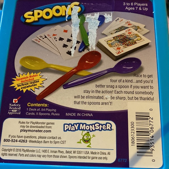 Spoons card game- The game of card grabbing’ and spoon snagging’ - Picture 4 of 9